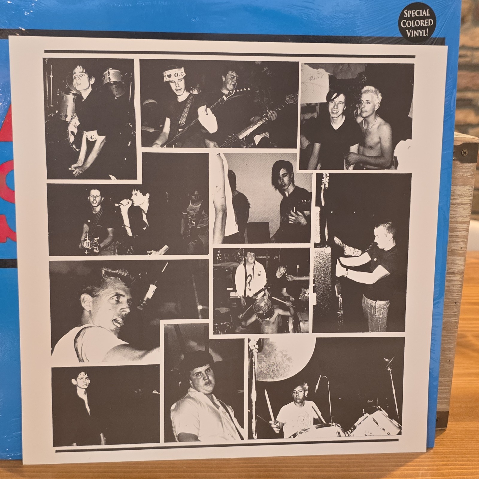 ADOLESCENTS Self Titled 2005 Repress Translucent Orange Vinyl LP NM/VG+ FLP1003
