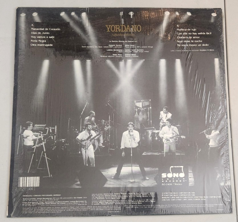 Yordano – Jugando Conmigo – Latin, Pop Rock, Ballad, Venezuela, LP