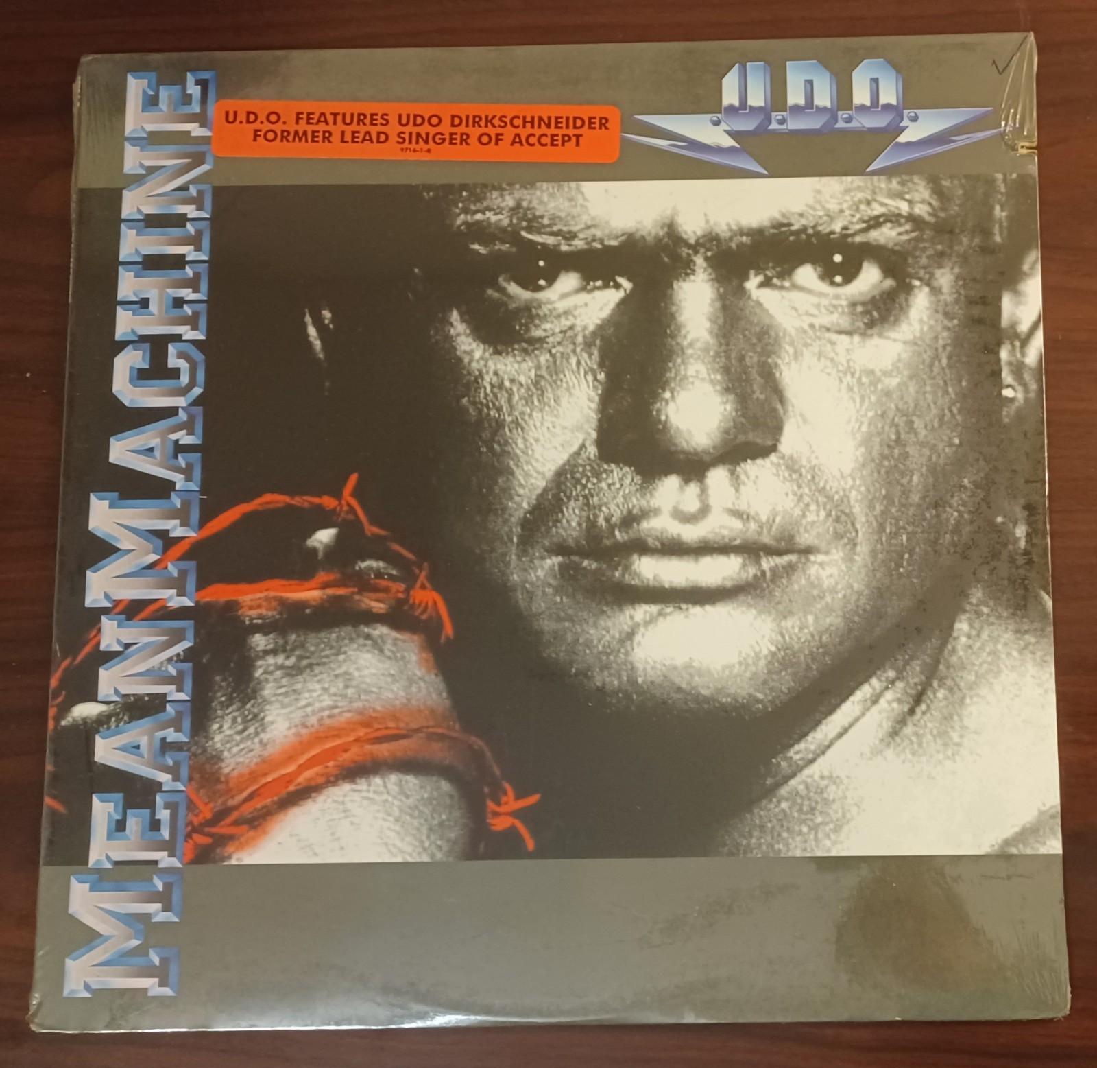 STILL SEALED U.D.O. Mean Machine 1988 USA Orig Vinyl LP UDO Dirkschneider Accept