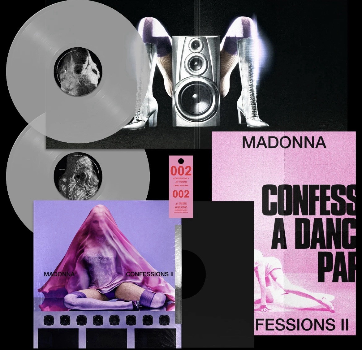 Madonna Confessions II 16 Track Numbered Deluxe 2LP Set D2C Exclusive IN HAND