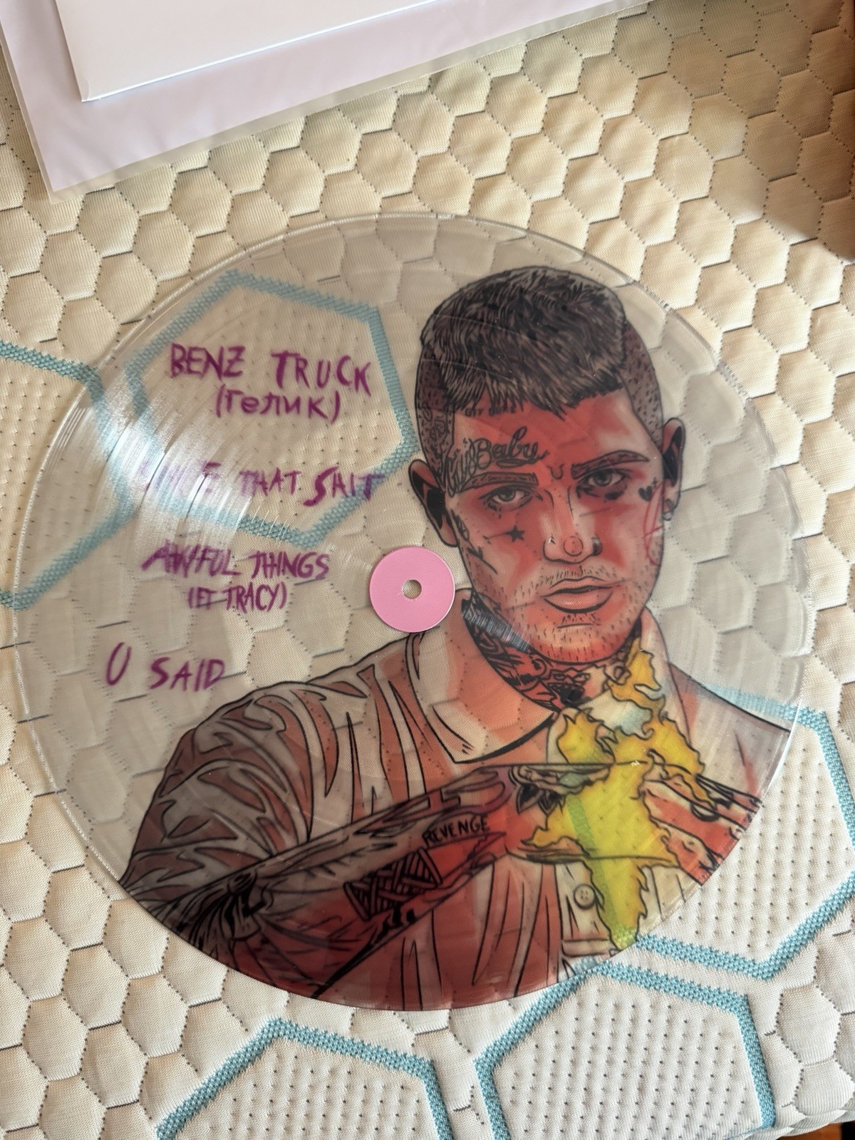 Lil Peep Come Over When You’re Sober 2024 AWAL 12″ Clear/Pink Picture Disc 2LP