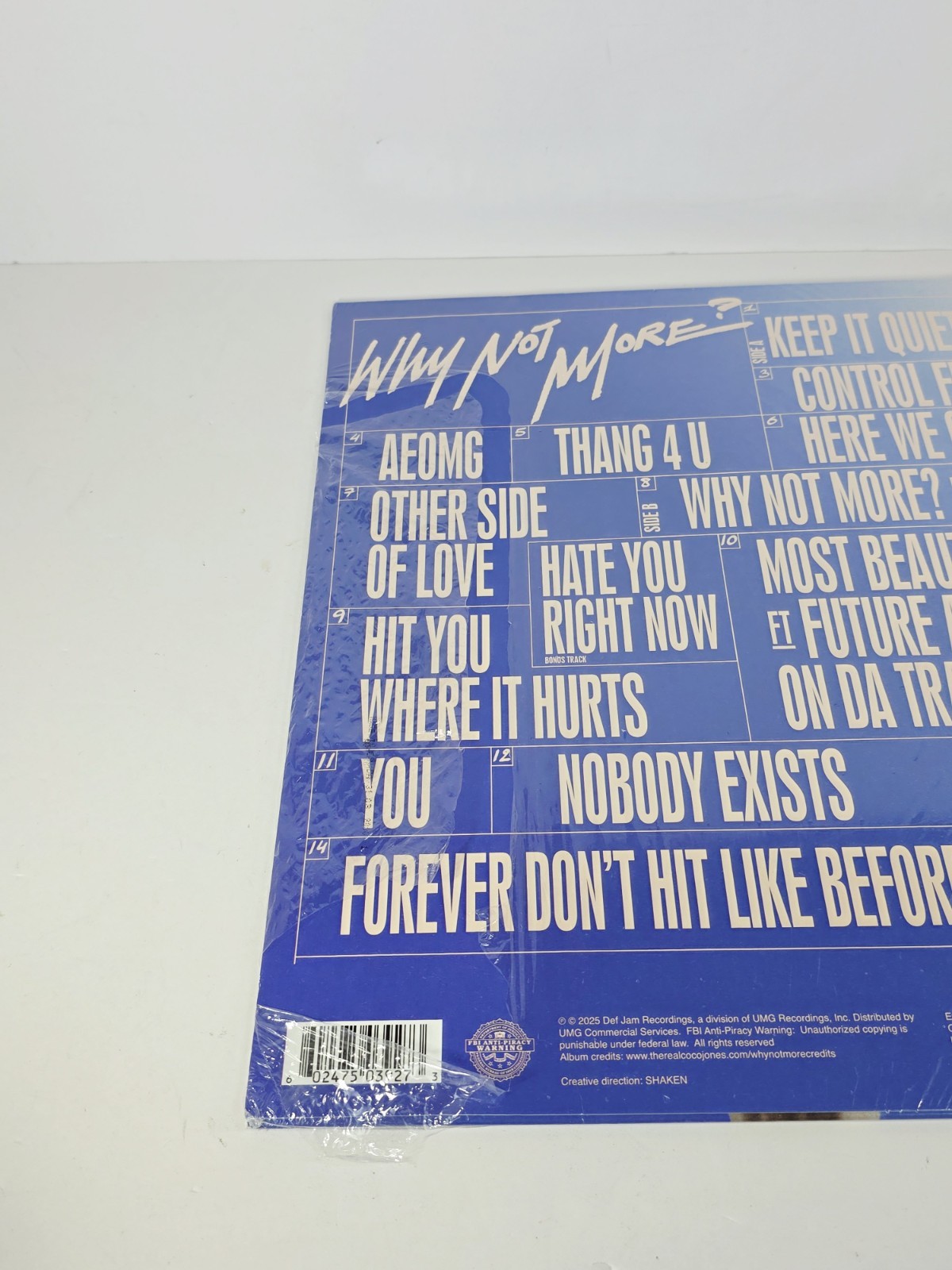 Coco Jones Why Not More Target Exclusive Light Blue Vinyl Bonus Song Sealed New