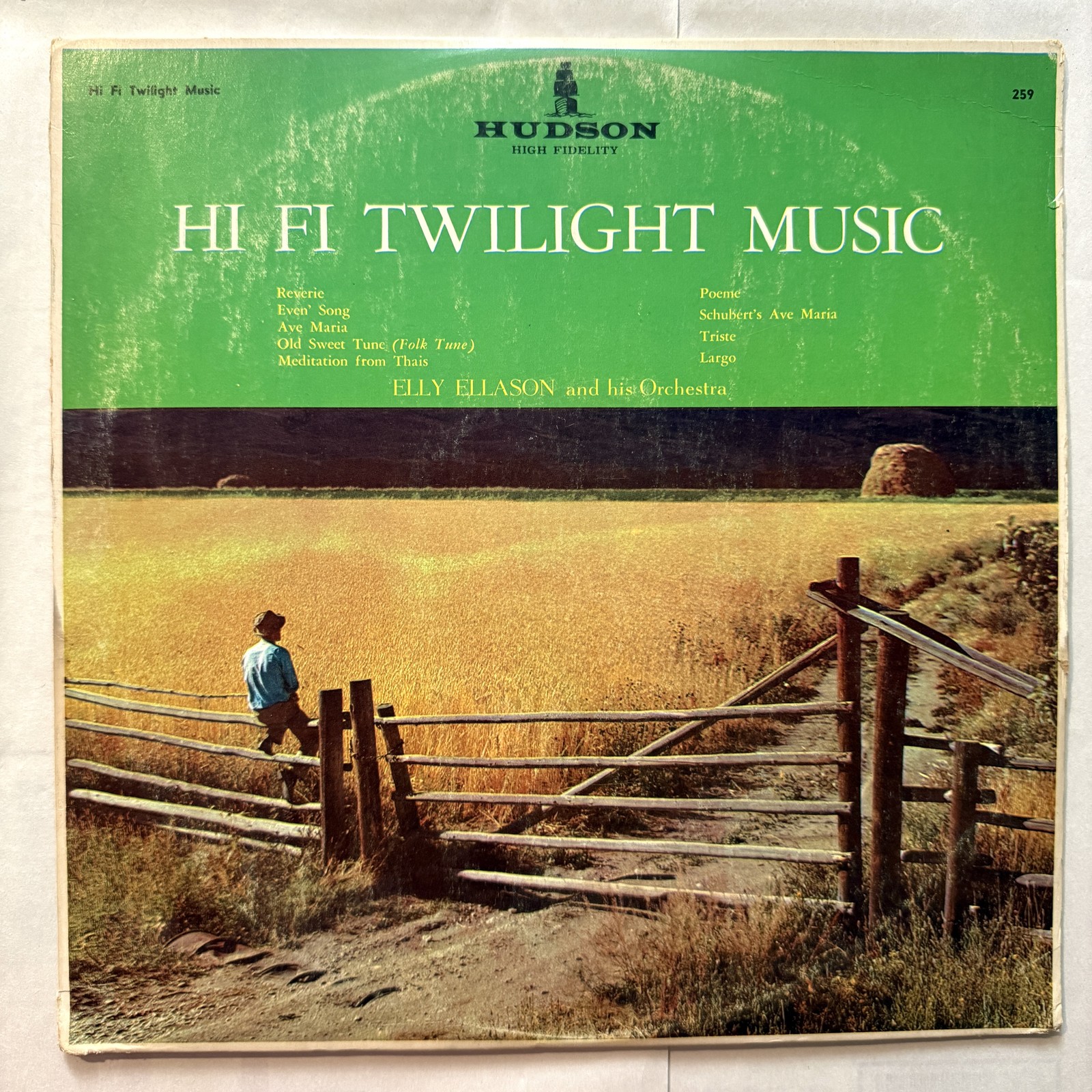 Elly Eliason & His Orchestra LP Vinyl Record Hi Fi Twilight Music Hudson 259
