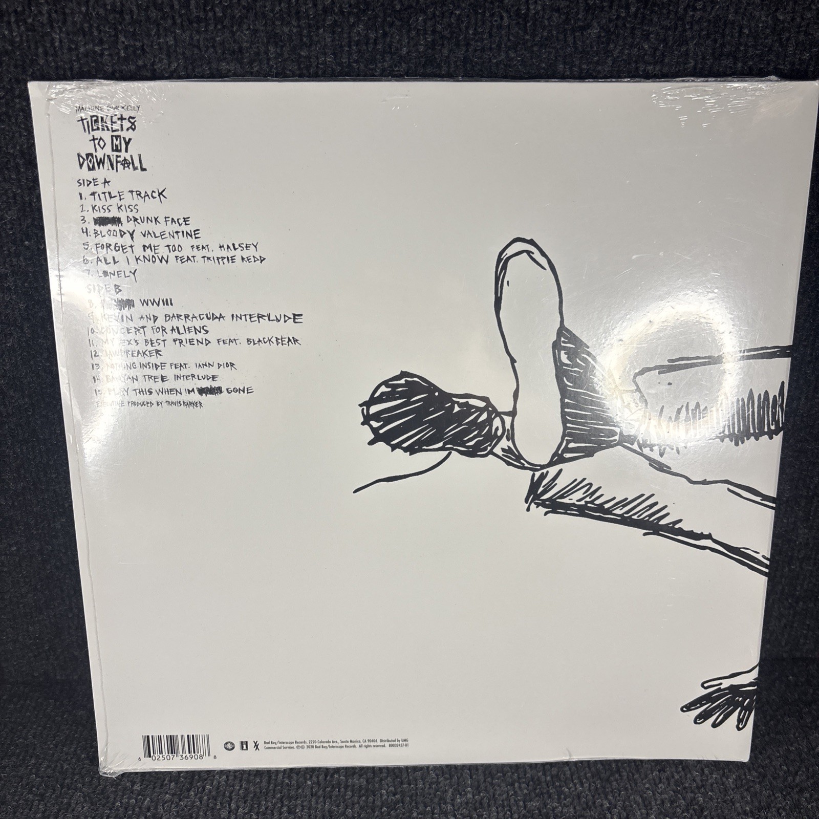 Tickets To My Downfall by Machine Gun Kelly (Record, 2020) New/Sealed