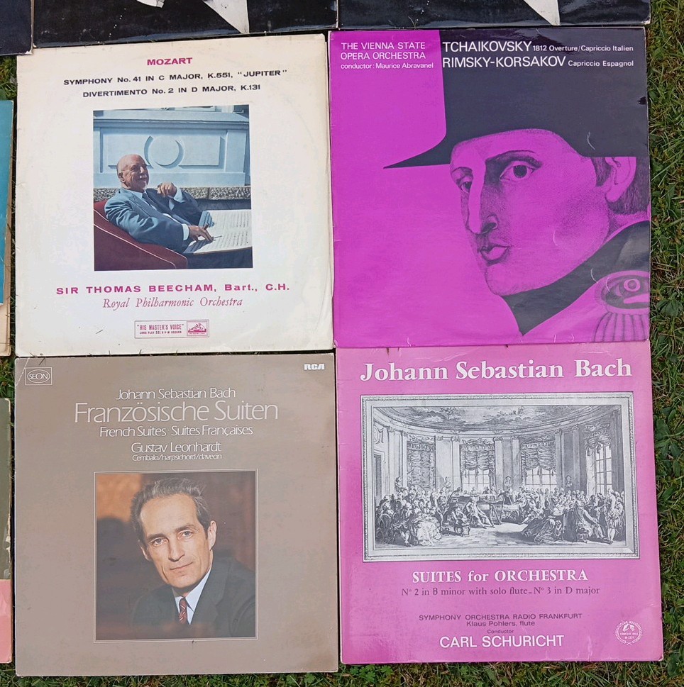 28 x Assorted Mixed Classical LPs Mozart, Beethoven, Schubert, Handel, Bach, Cho