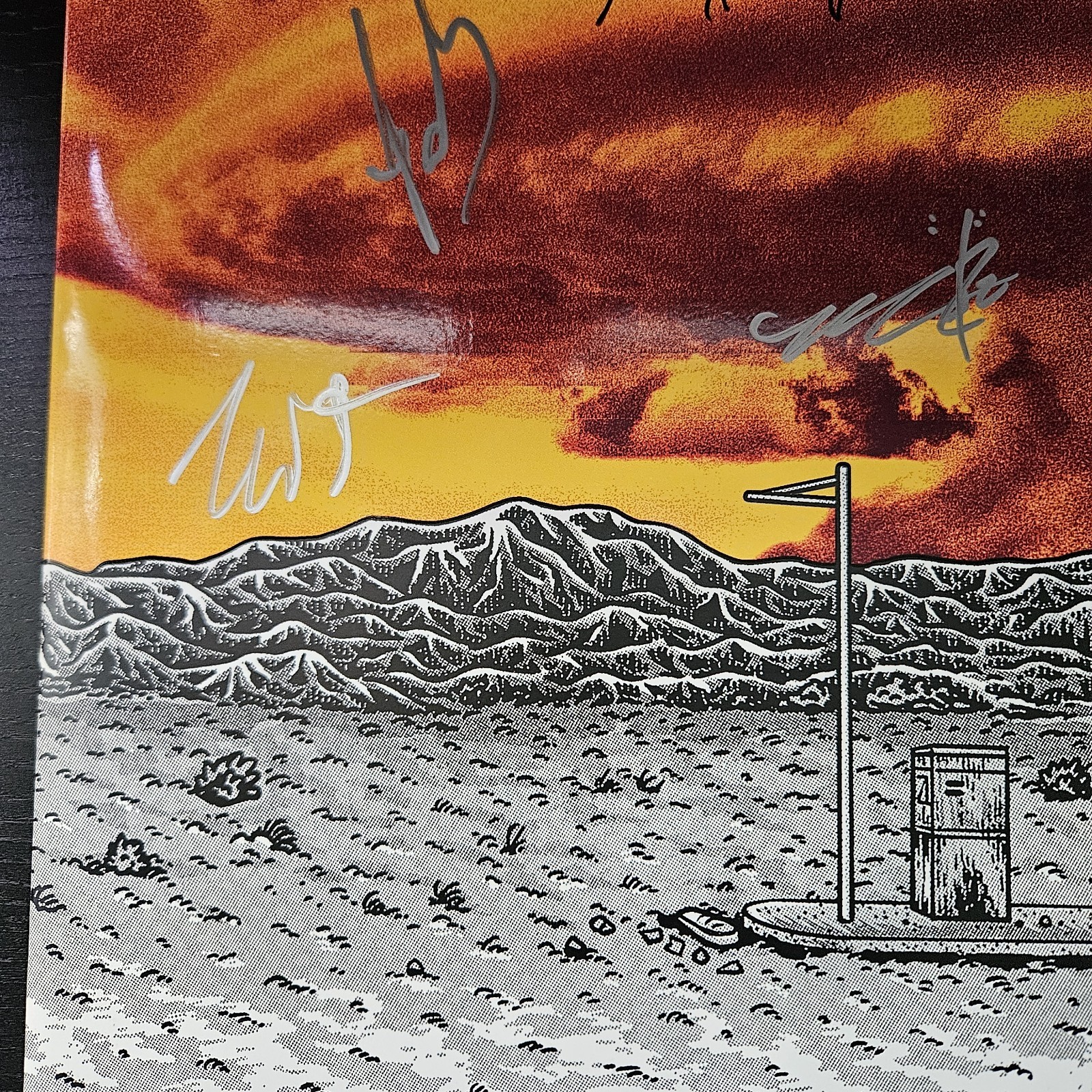Cursive Signed Autographed Devourer-RED/Black (Record, 2024) Vinyl LP