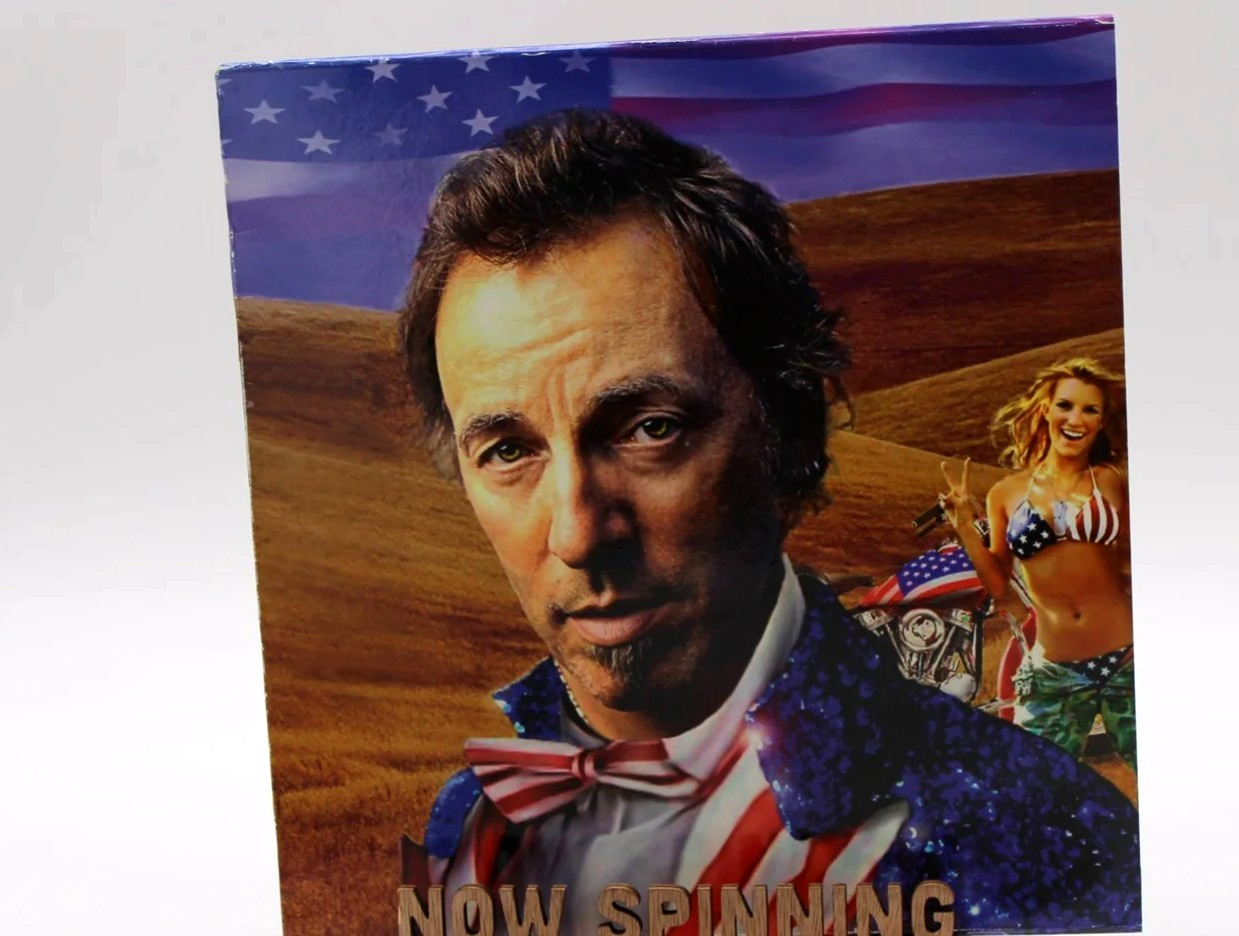 Bruce Springsteen RARE Born In The USA 10″ PICTURE VINYL RECORD SHIPS FREE US