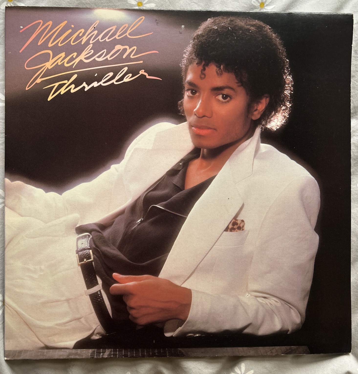 Thriller by Michael Jackson VINYL LP Epic Records VG++