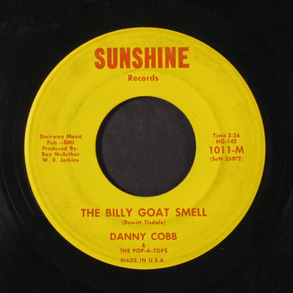 DANNY COBB & POP TOPS: automation / the billy goat smell SUNSHINE 7″ Single