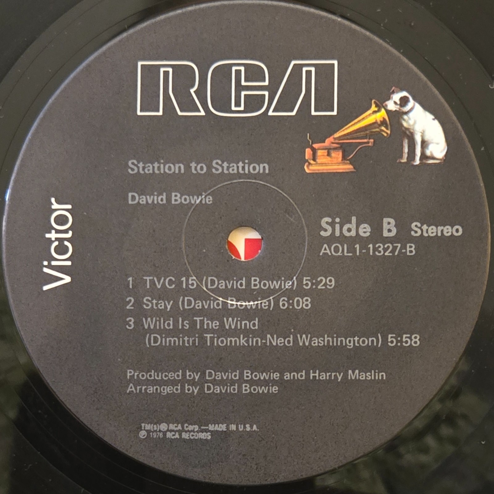 David Bowie “STATION TO STATION” 1976 Vinyl LP, PLAY TESTED, RCA, AQLI-1327