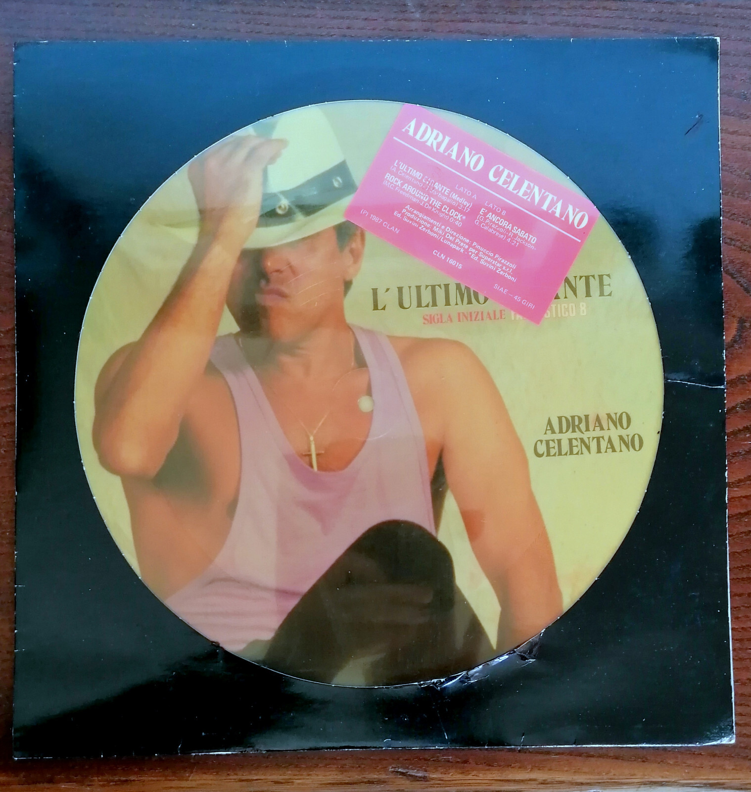 ADRIANO CELENTANO PICTUREDISC 12″ ROCK AROUND THE CLOCK EDIZIONE LIMITATA 0121