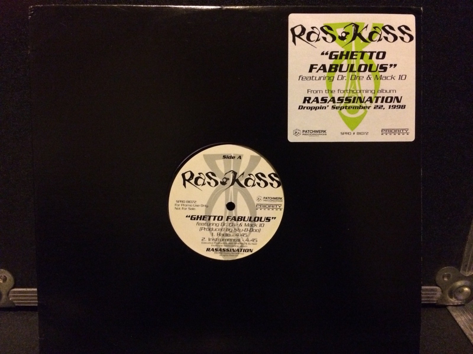 Ras Kass 12” Ghetto Fabulous Feat Dr Dre & Mack 10 * Rare Promo * Mint
