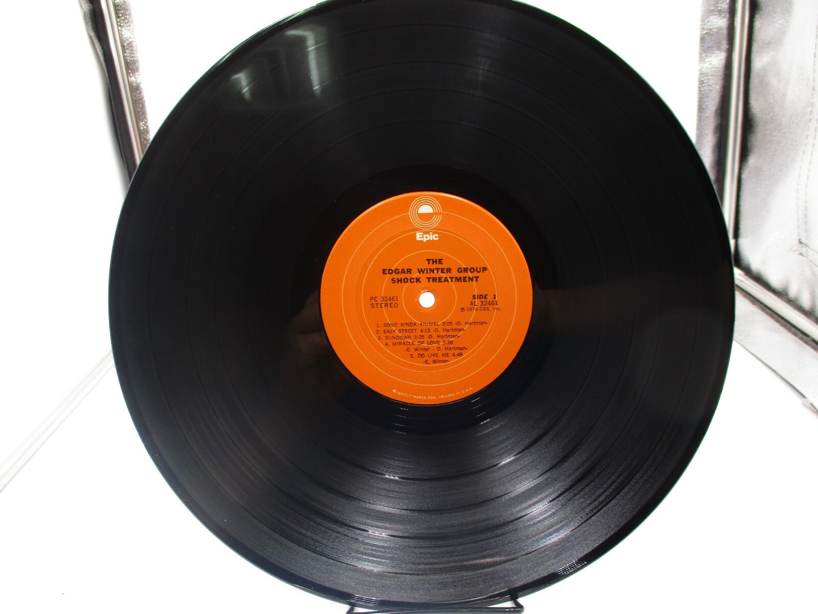 EDGAR WINTER GROUP Shock Treatment PE 32461 LP NM c VG+ Ultrasonic Clean.