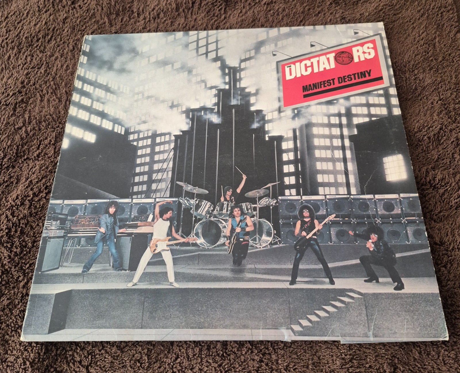 The Dictators Manifest Destiny 1977 Electra/Asylum Records UK 1st Pressing VG/EX