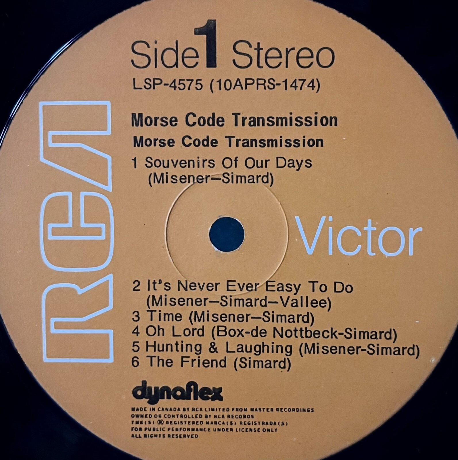 Morse Code Transmission – 1971 Canada Psych /Prog Debut !!! – LSP – 4575
