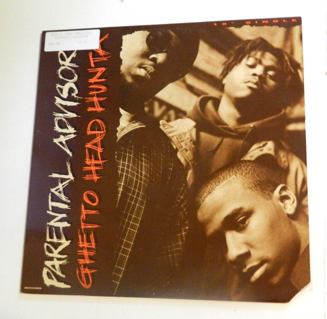 PARENTAL ADVISORY – GHETTO HEAD HUNTA – 12″ Single 1994 Hip Hop Rare