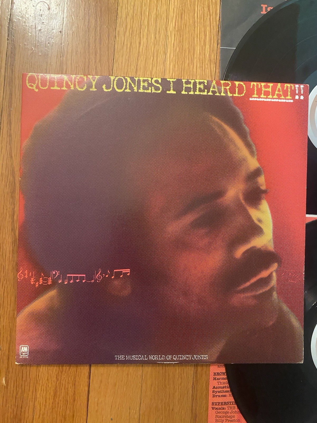 QUINCY JONES I HEARD THAT!! EX DOUBLE LP ORIG. 1976 A&M MORE LPS FREE SHIP