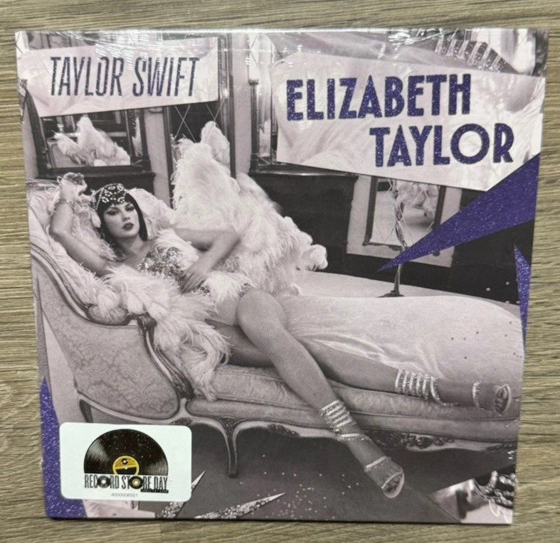 Taylor Swift Elizabeth Taylor 7″ Record Store Day Edition Purple Glitter Vinyl
