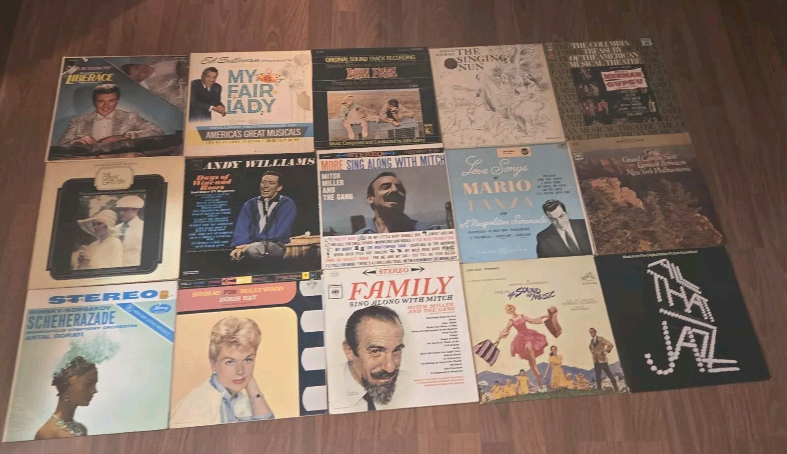 Lot of 15 Vintage Vinyl Record Album Assorted Artists Great Condition FreeShip!