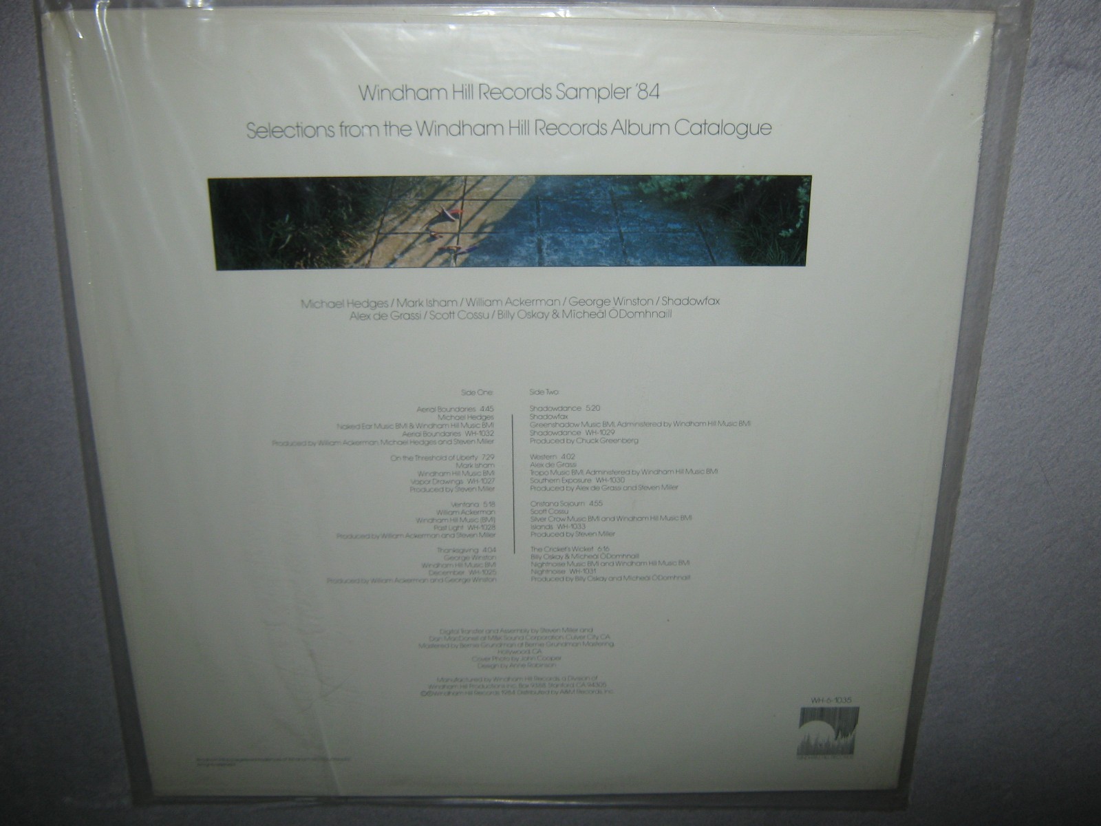 WINDHAM HILL RECORD SAMPLER 84 Mark Isham Shadowfax ORIGINAL BAG SEALED LP 1984