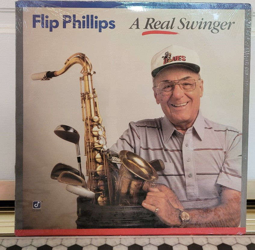 Flip Phillips – A Real Swinger LP Concord Jazz Records CJ358 VG++