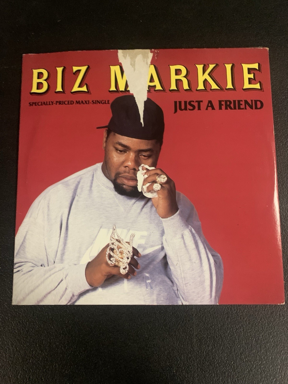 Biz Markie: Just a Friend 12″ Cold Chillin’ MAXI-SINGLE 1989 Pressing Vinyl VG+