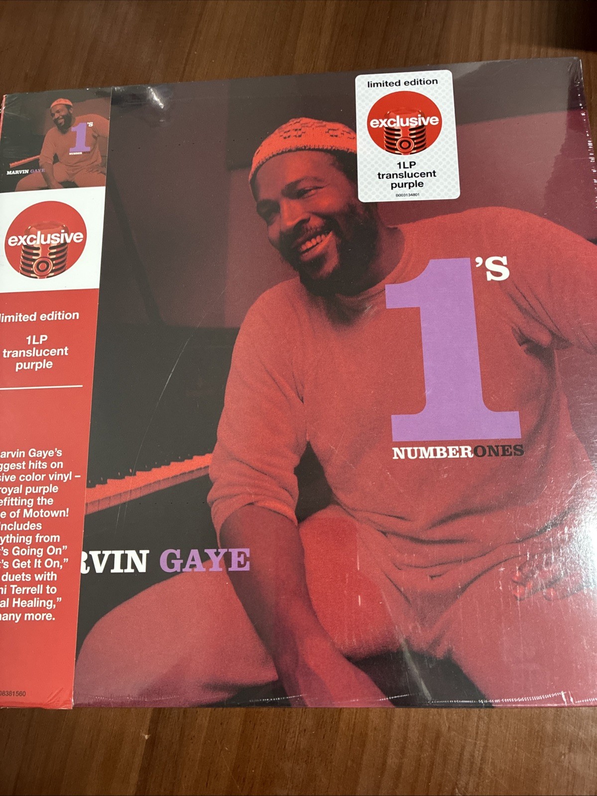 Marvin Gaye Number 1’s Target Exclusive Purple Vinyl LP New