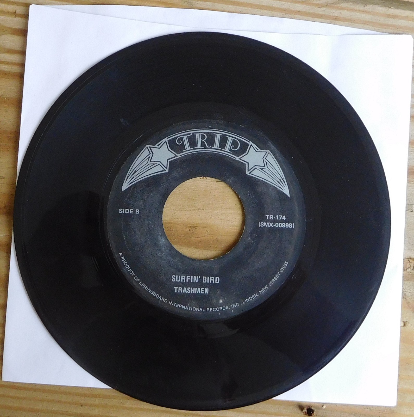 Trashmen 45 RPM Record-Surfin’ Bird