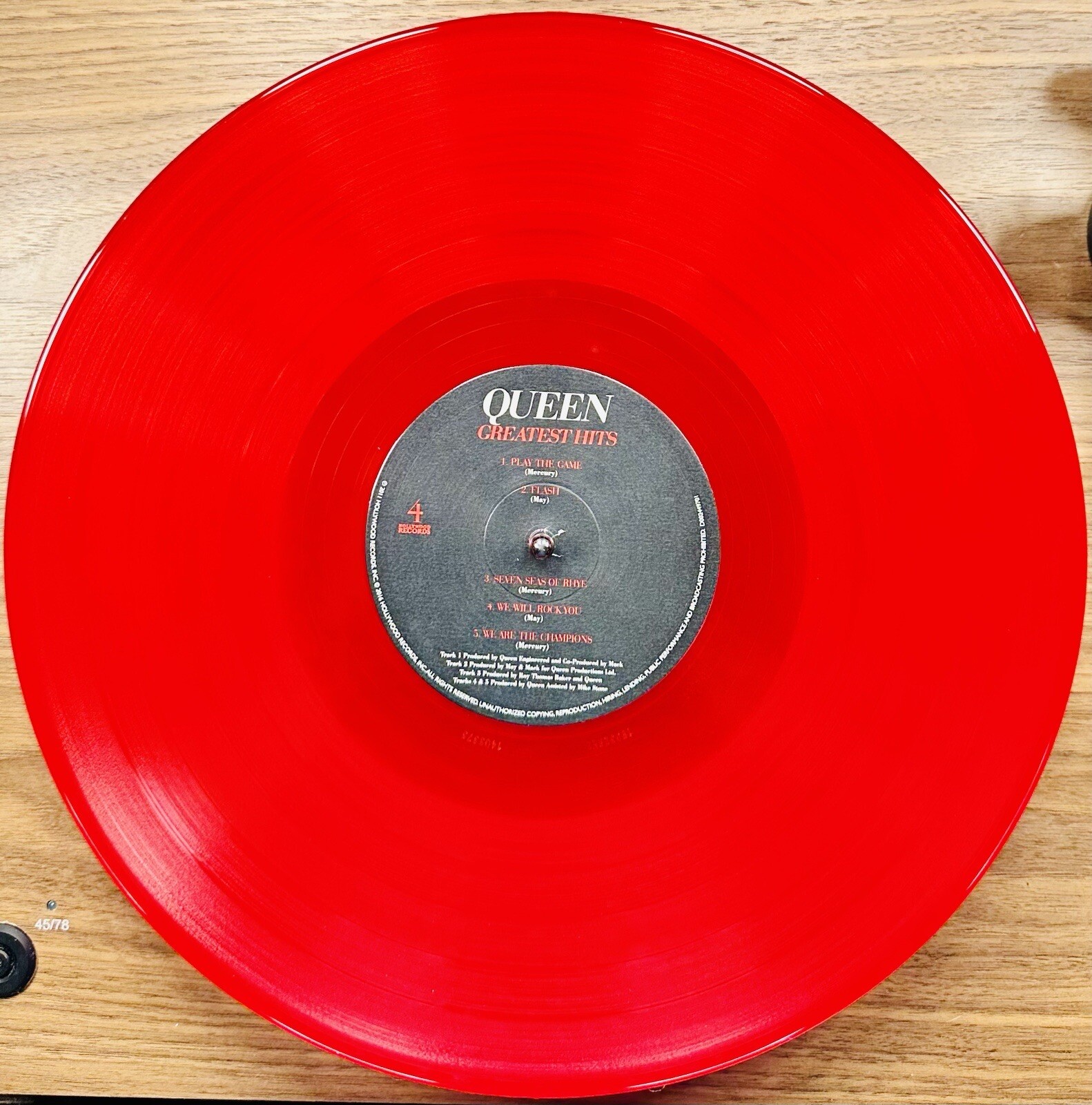 Queen – Greatest Hits – Double LP 12” Colored Vinyl Records ** Near Mint ** NM