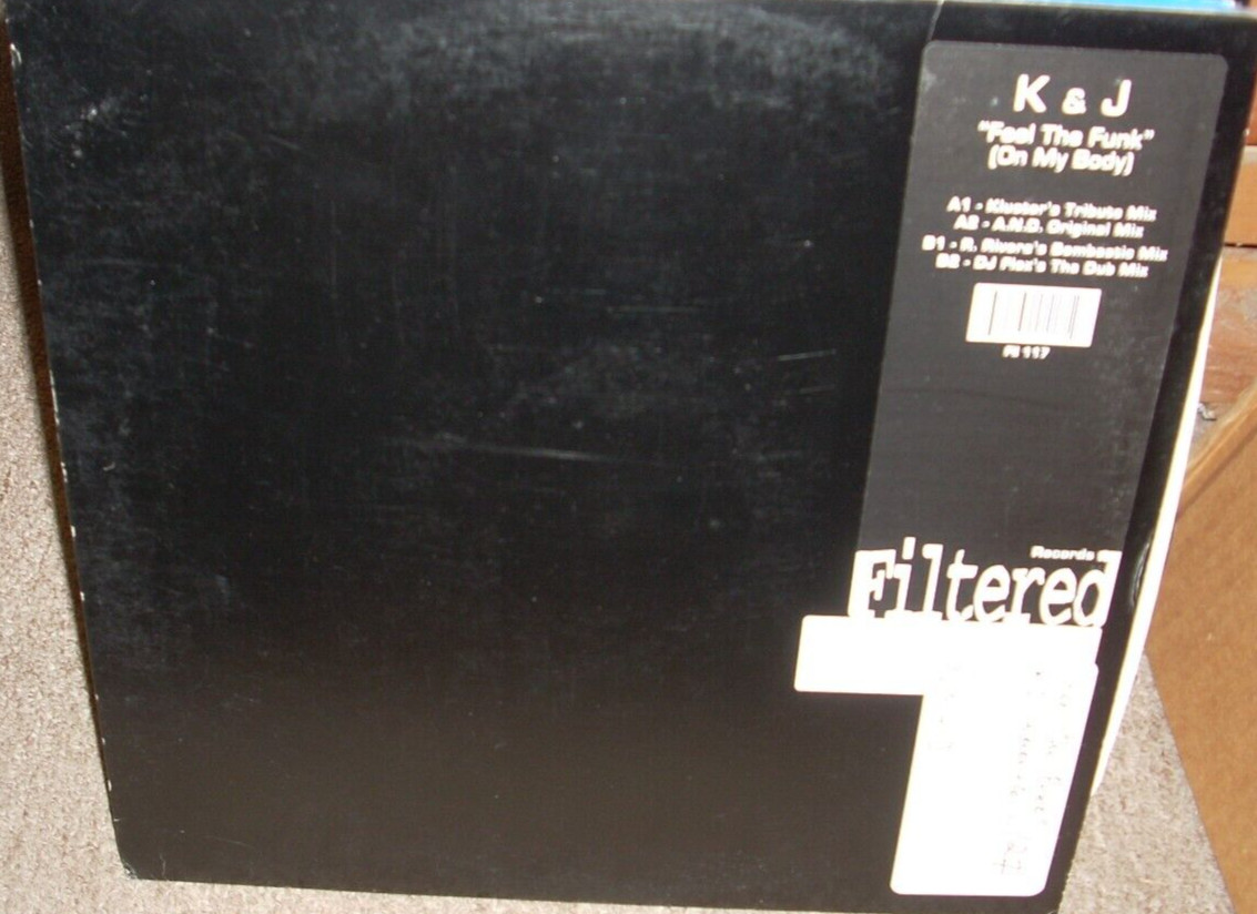 K & J feel the funk ( house ) 12″ single