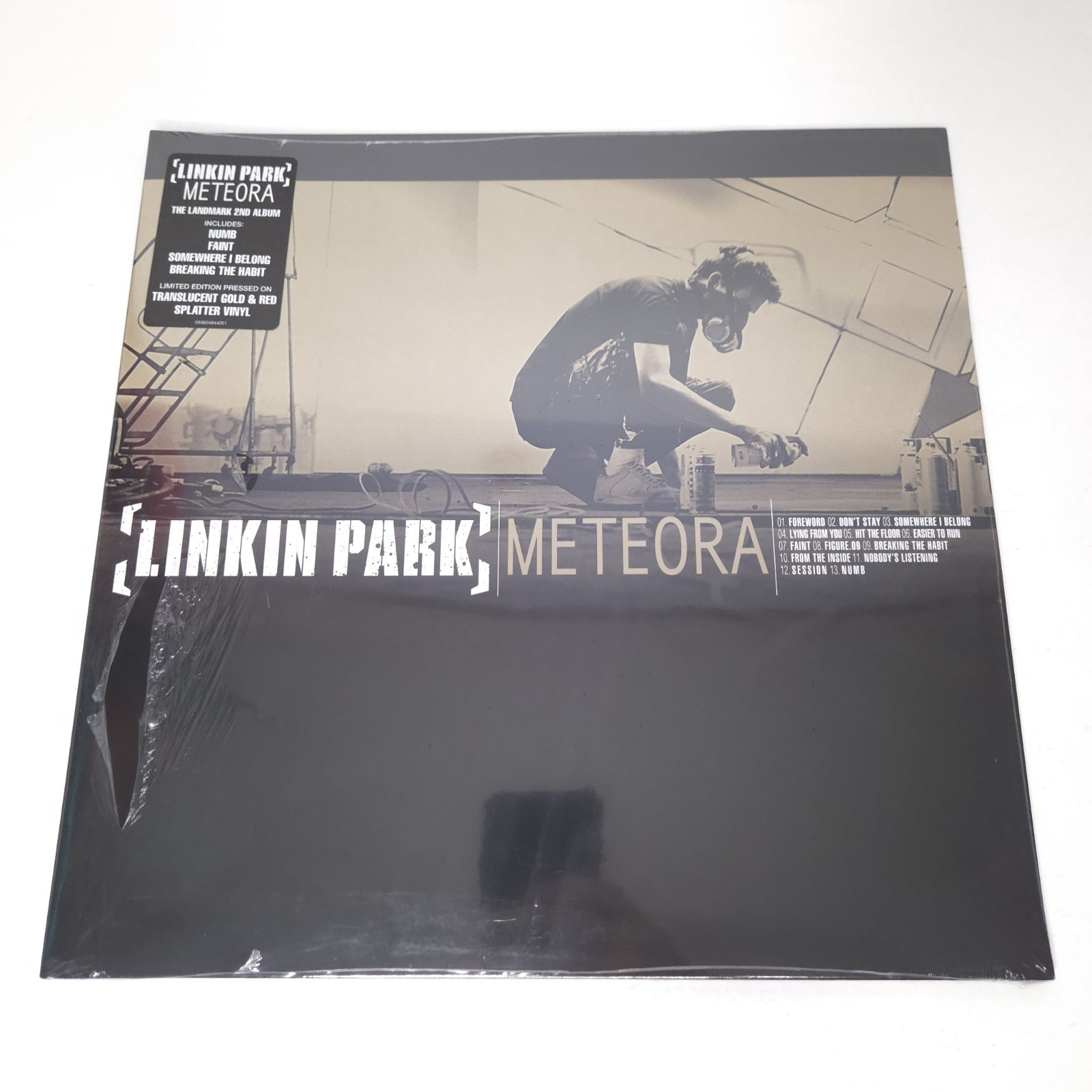 Linkin Park Meteora Limited Trans Gold & Red Splatter Vinyl Record LP Album New