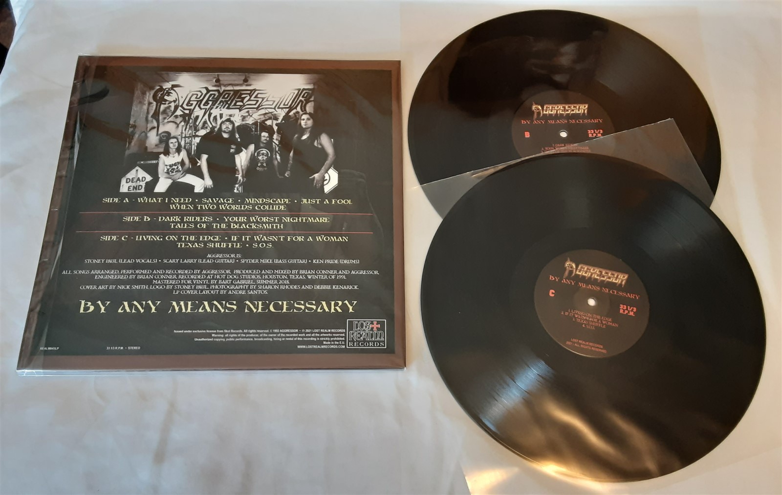 Aggressor By Any Means Necessary LP Vinyl Record new