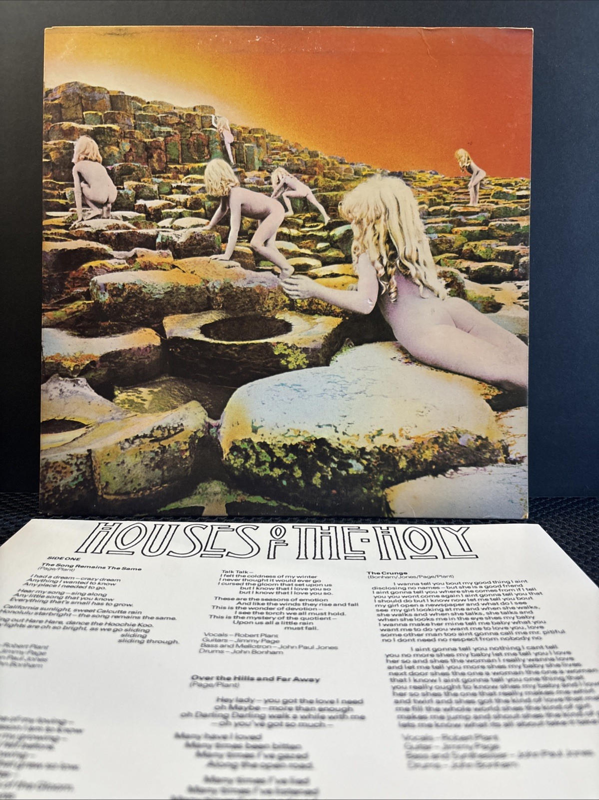 LED ZEPPELIN – Houses Of The Holy LP SD-19130 SP 1974 Reissue / Cleaned – EX