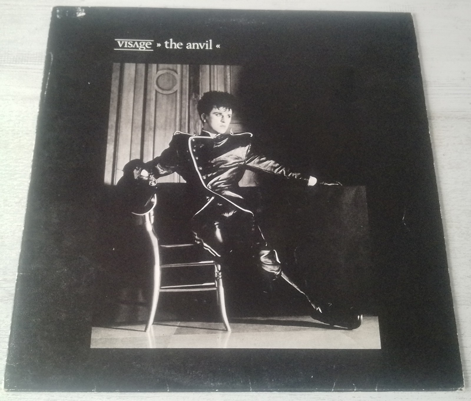Visage – The Anvil (original 1982 UK vinyl album textured sleeve & pic inner)