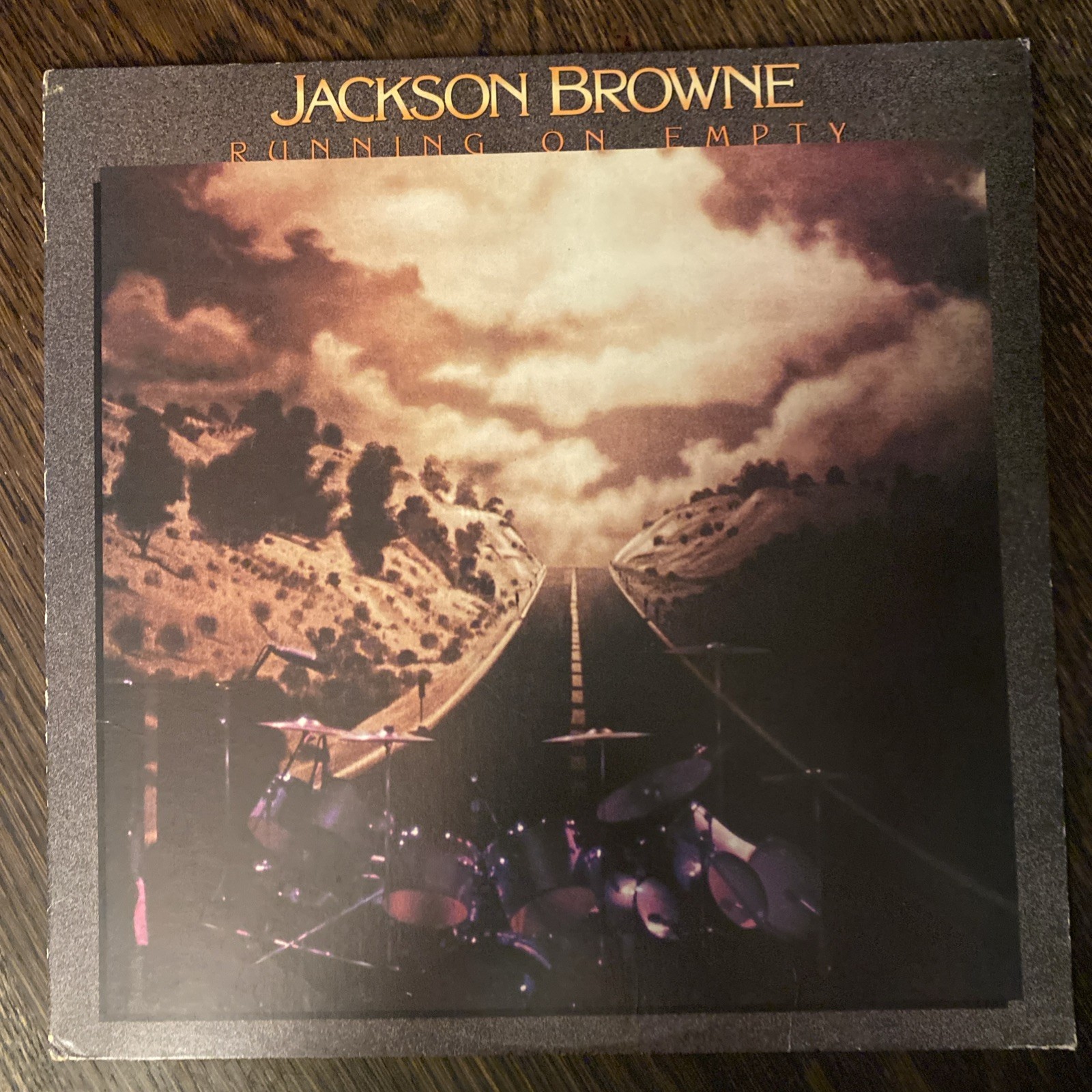 Jacksn Browne Running On Empty Vinyl LP Orig Record VG Booklet