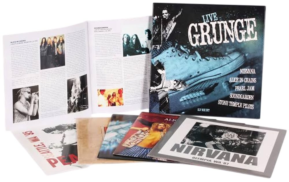 Nirvana / Alice In Chains / Pearl Jam / Soundgarden – Live Grunge 5 LP Vinyl