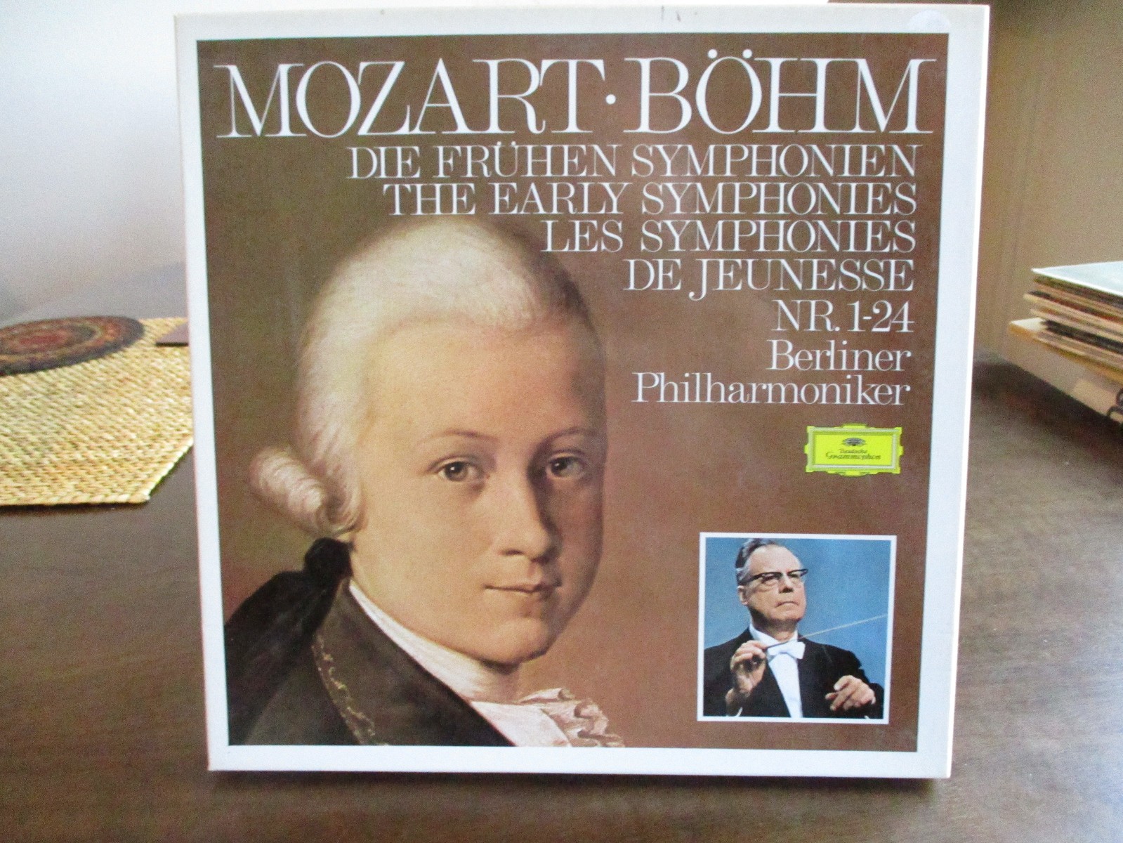 MOZART Early Symphonies #1-24 – KARL BOHM Berlin – Reissue DG 8LP BOX NM $29.95
