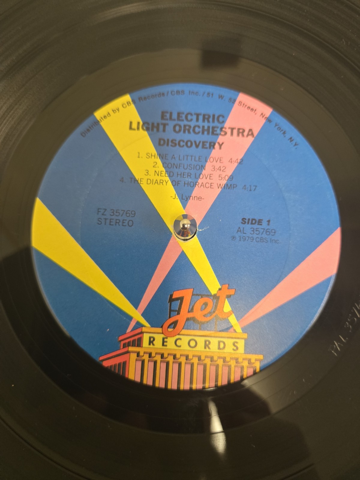 ELECTRIC LIGHT ORCHESTRA – DISCOVERY – 1979 JET RECORDS VINYL ALBUM – (VG/VG)