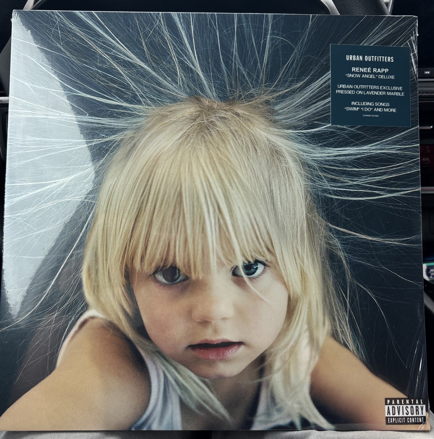 IN HAND Renee Rapp Snow Angel (Deluxe) UO Lavender Marble Vinyl Urban Outfitters