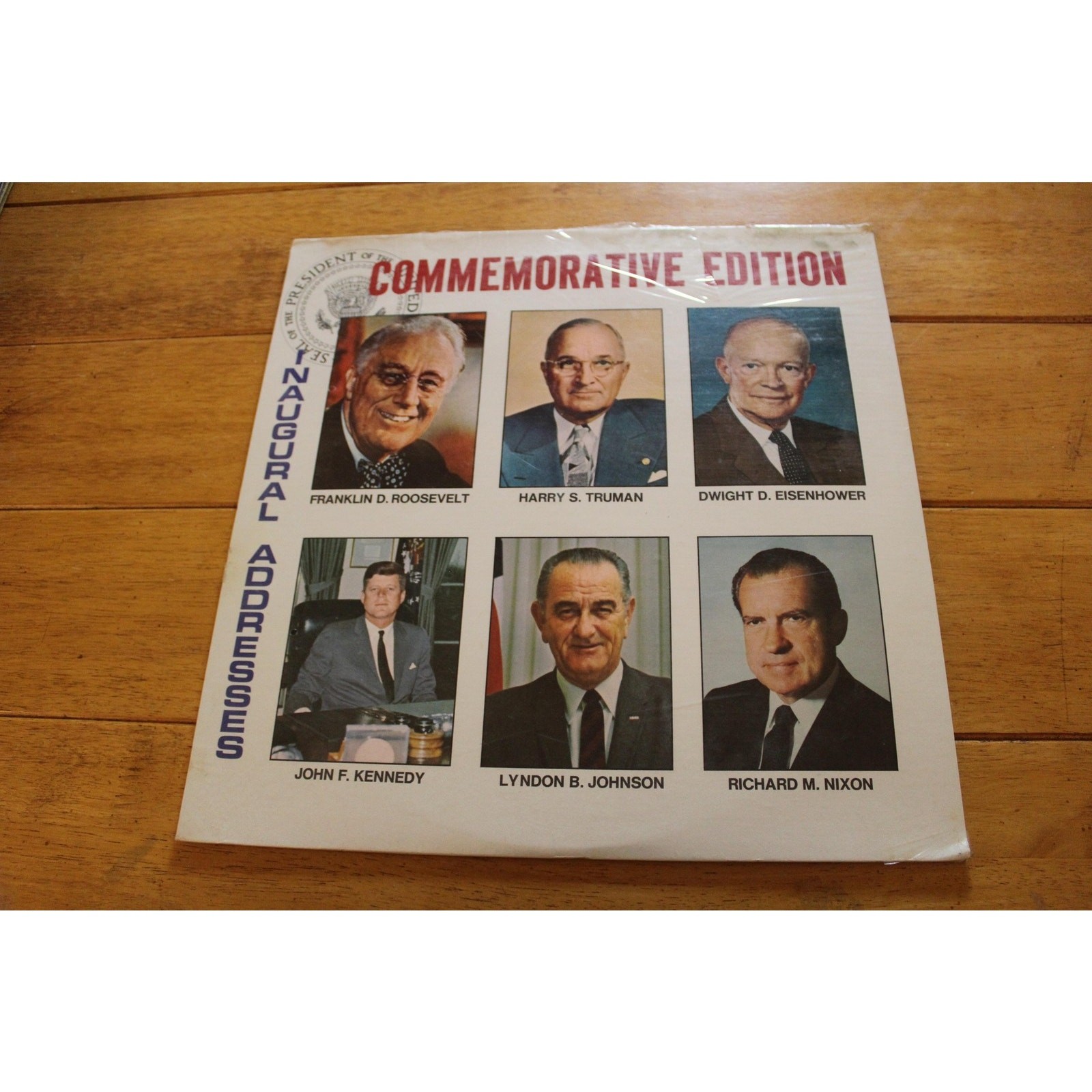 Vintage 1973 Inaugural Addresses Vinyl Record US Presidents Commemorative LP