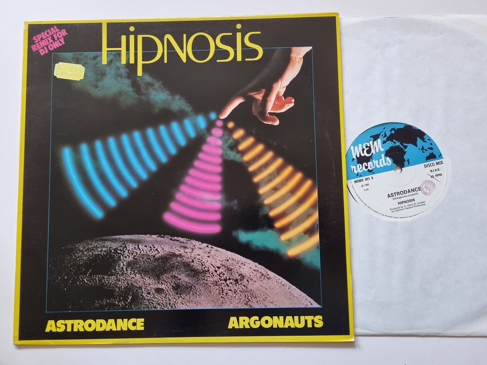 Hipnosis – Astrodance / Argonauts 12” Vinyl Maxi Italy ITALO DISCO