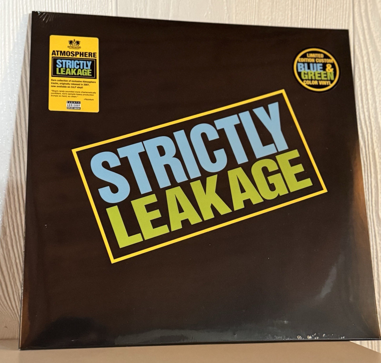 Atmosphere: Strictly Leakage – Limited to 1,000 Blue & Green 2LP Vinyl – RARE!