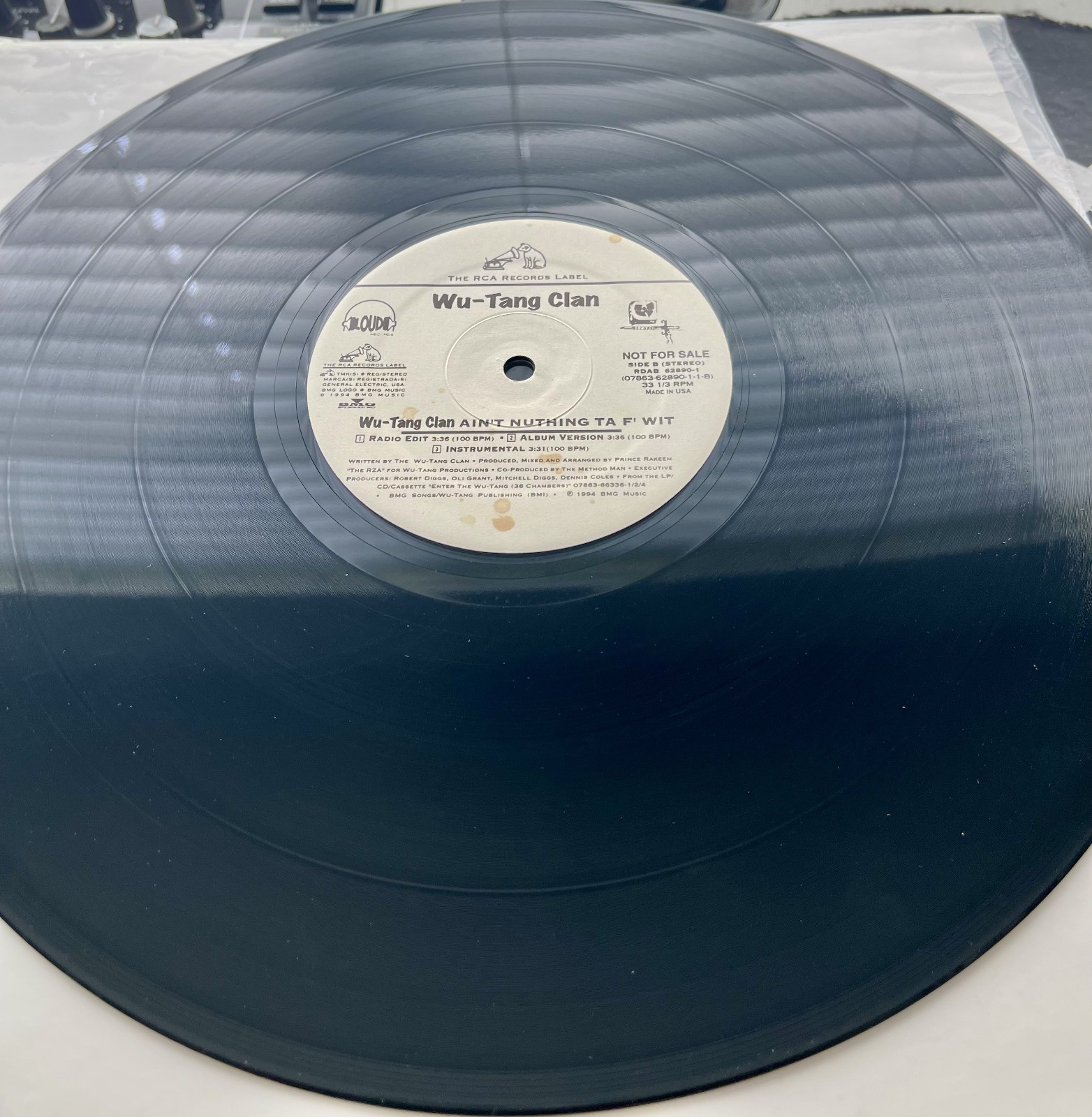 Wu-Tang Clan – Ain’t Nuthin To F Wit / So Simple OG 1994 Press 12″ PROMO VG+