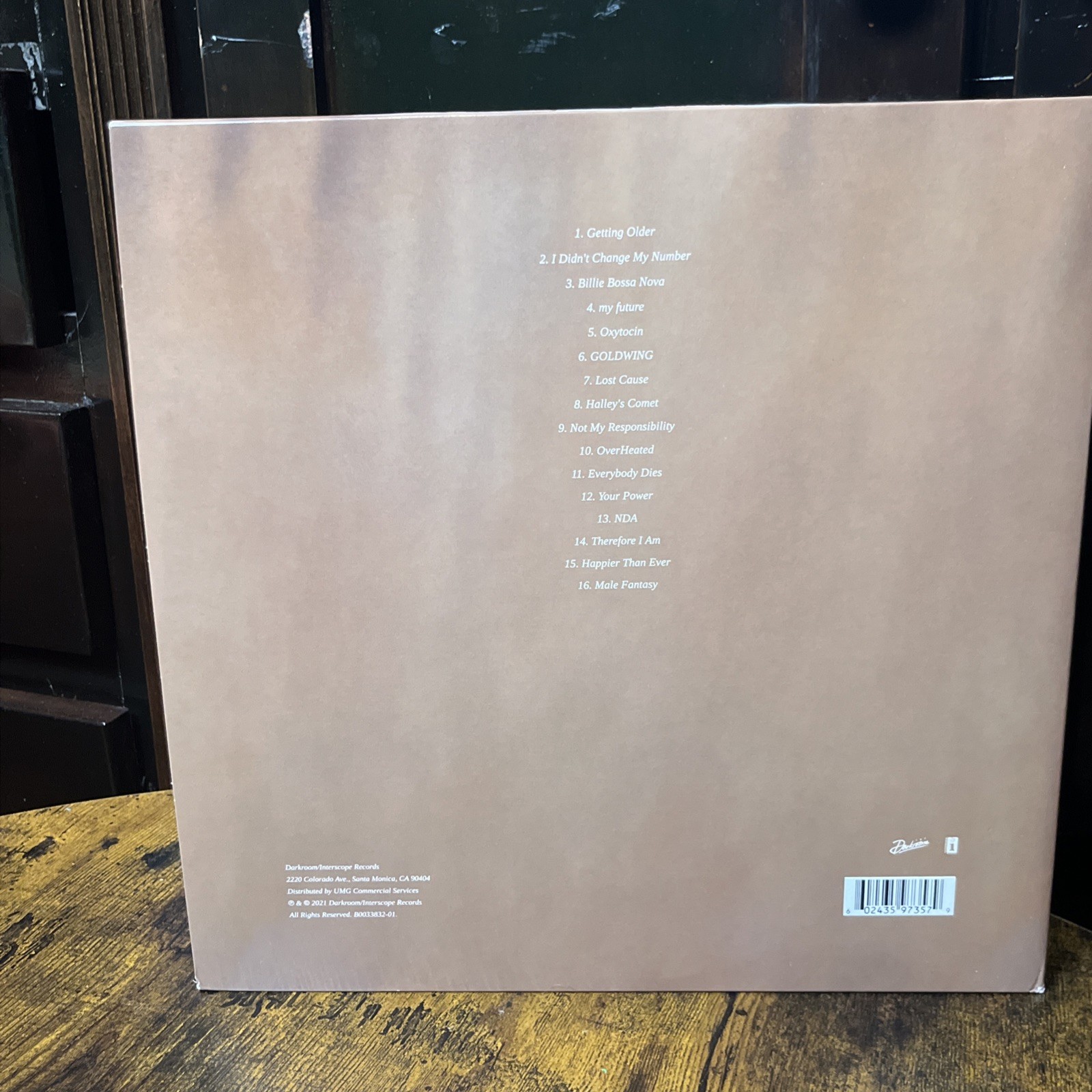 Billie Eilish – Happier Than Ever (Exclusive, Light Blue Vinyl 2 LP)