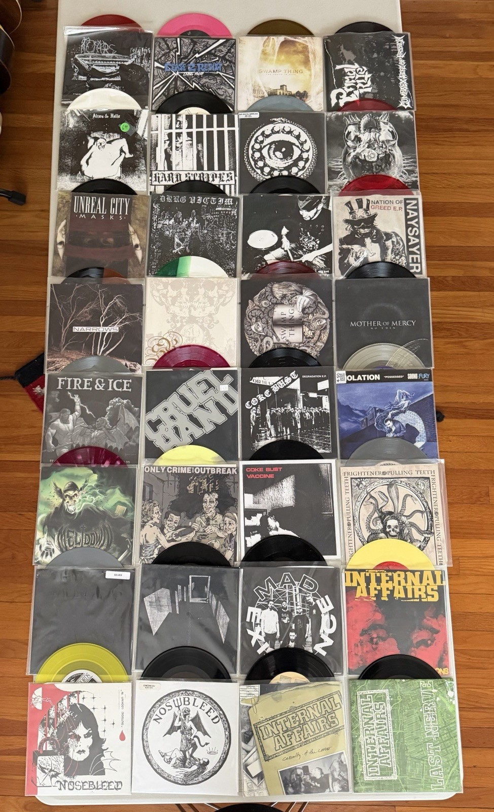 Huge Lot Of Hardcore Punk 7” Records 32 Total Triple B Deathwish Holy Terror
