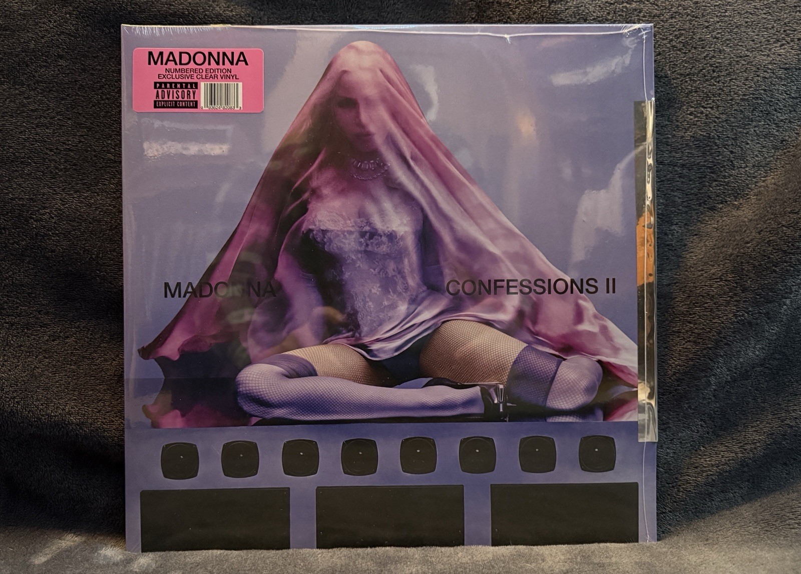 Madonna CONFESSIONS II Clear Vinyl Numbered Edition