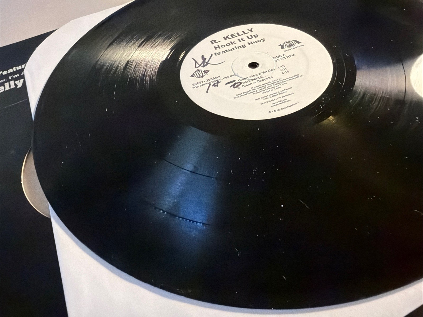 R. KELLY Feat. HUEY – HOOK IT UP / FREAKY IN THE CLUB – 12″ VINYL PROMO 2007