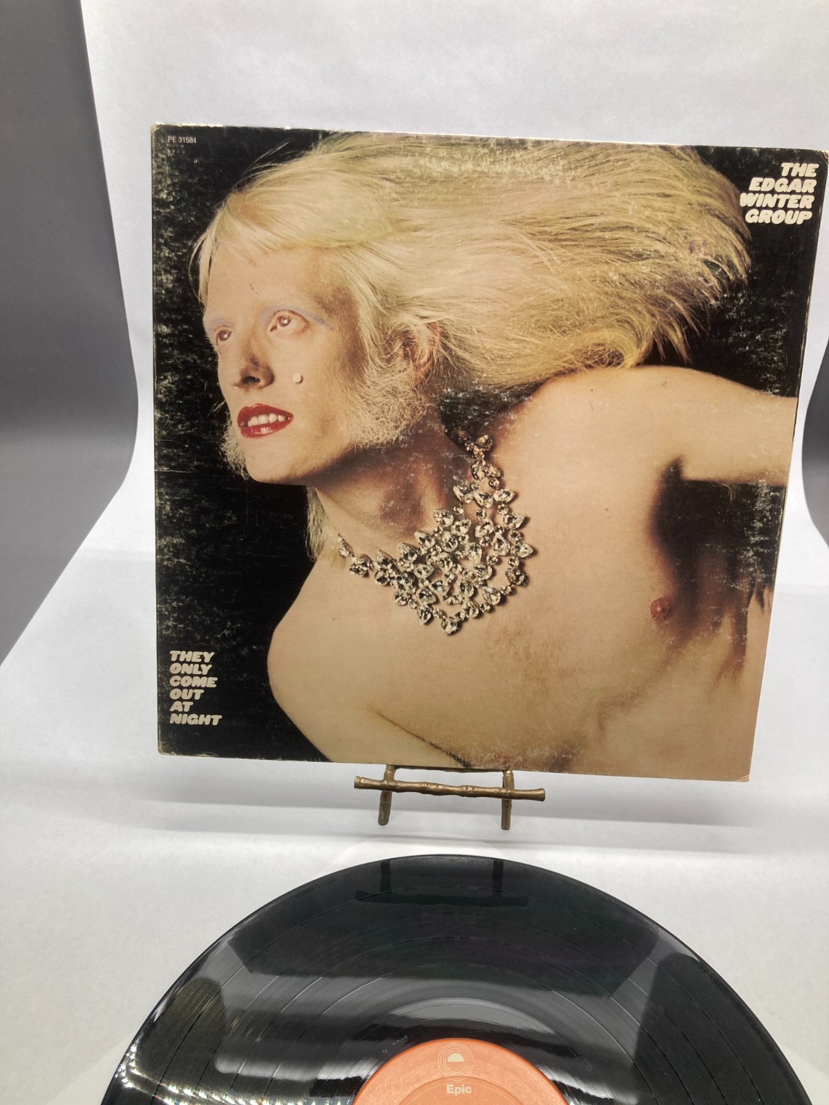 The Edgar Winter Group They Only Come Out At Night Vinyl LP 1973 Record PE-31584