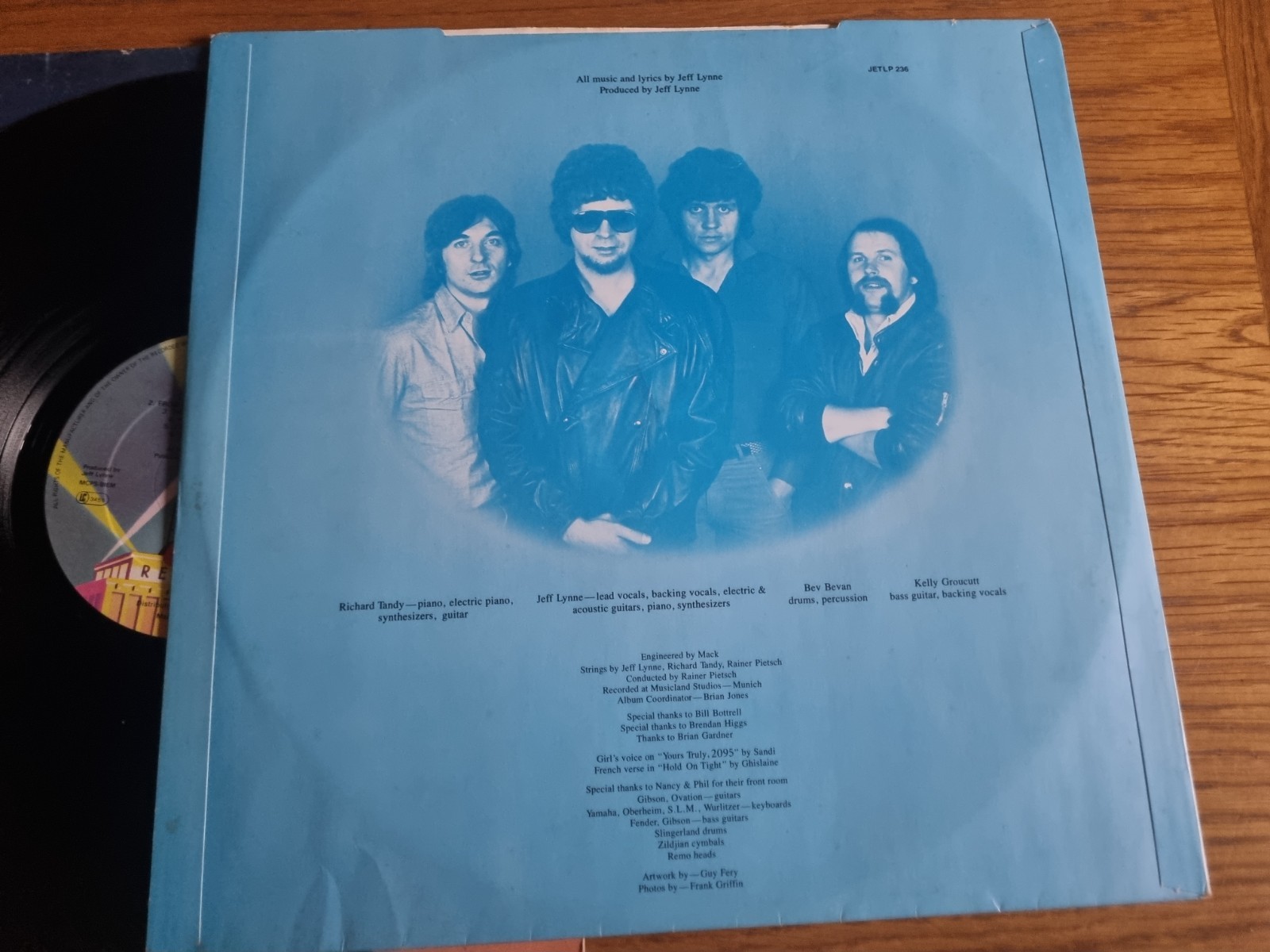 ELO – Time 1981 LP Jet Records – JETLP 236 Pop Rock