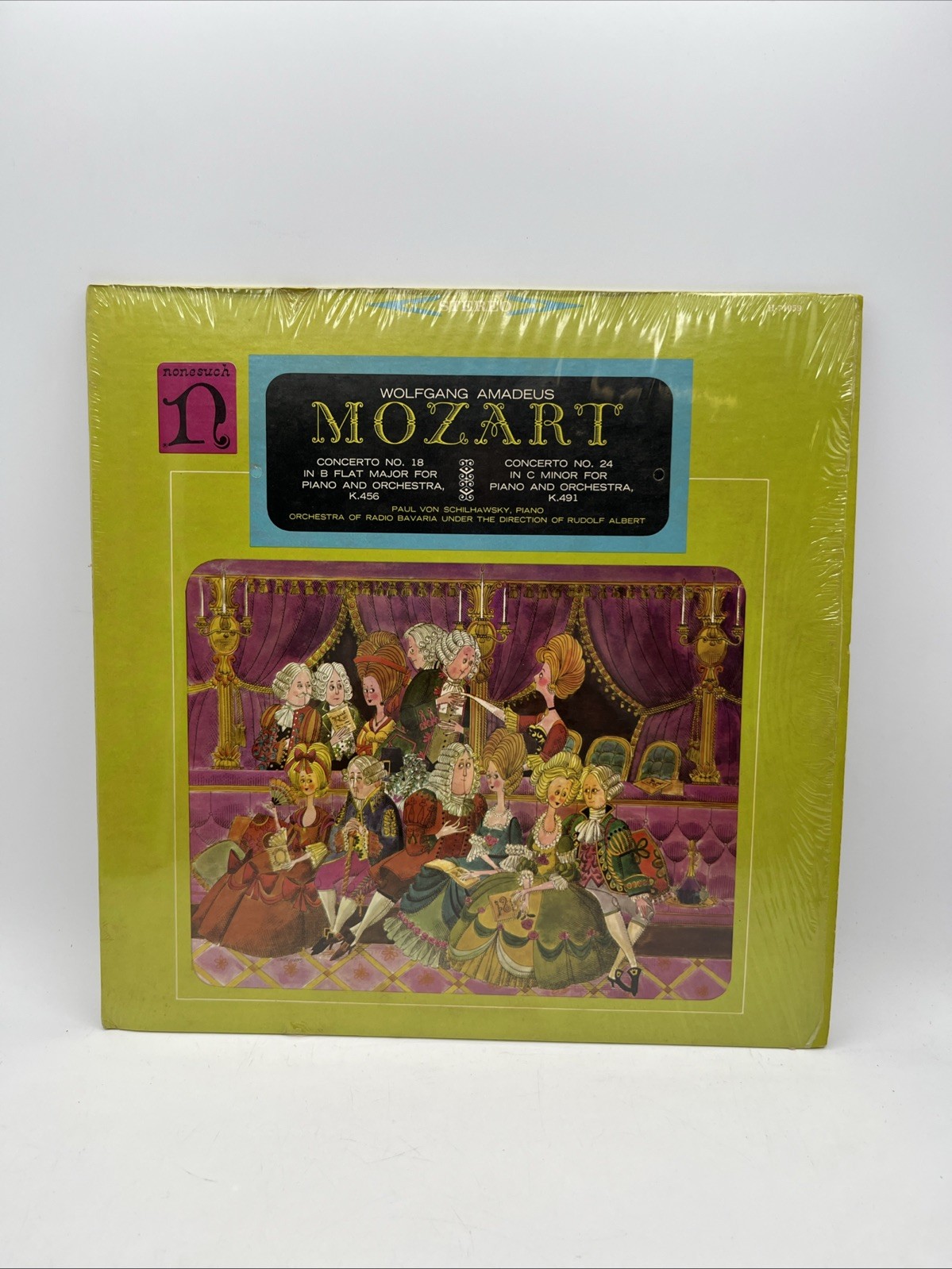 Nonesuch Wolfgang Amadeus Mozart Concerto No. 18 & No. 24 Stereo LP VG